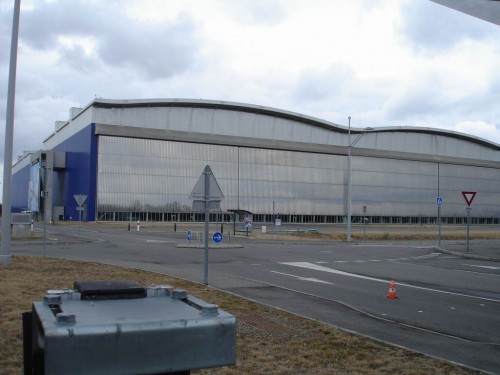 That's the huge hangar