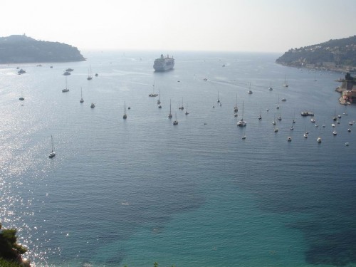 The bay of Villefranche