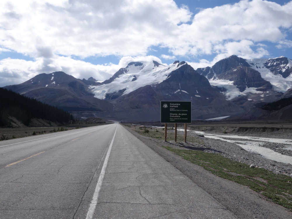 Heading to the icefield