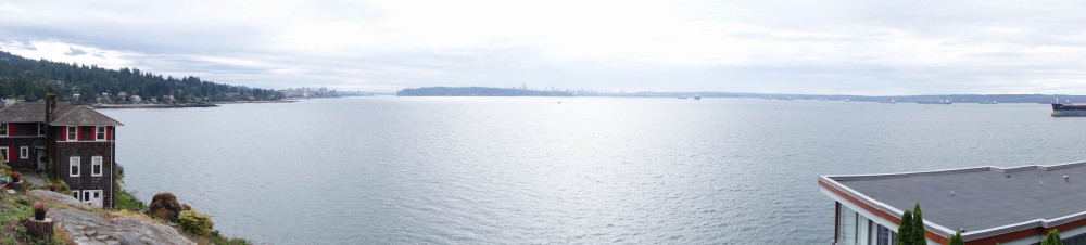 The view of Vancouver from the North Shore